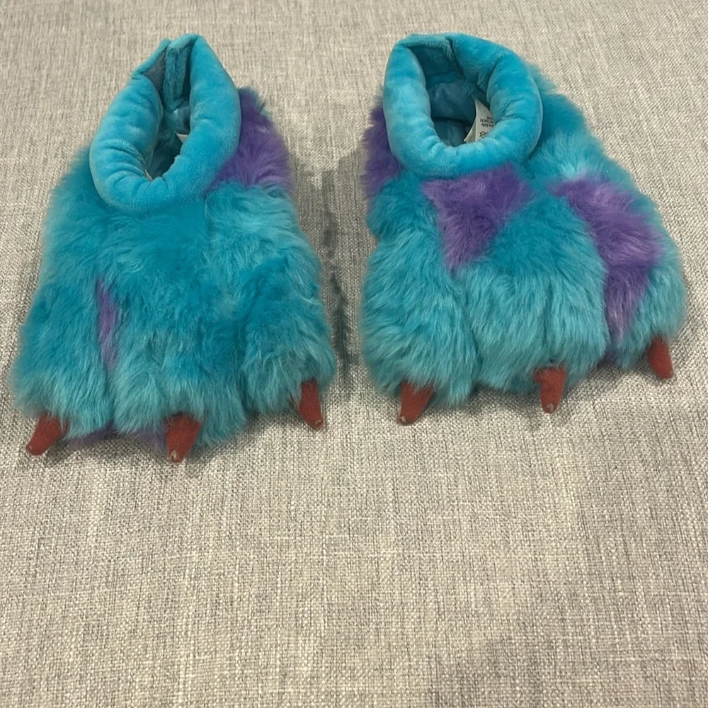 Pottery Barn Kids Teal & Purple Monster Faux Fur Costume Set